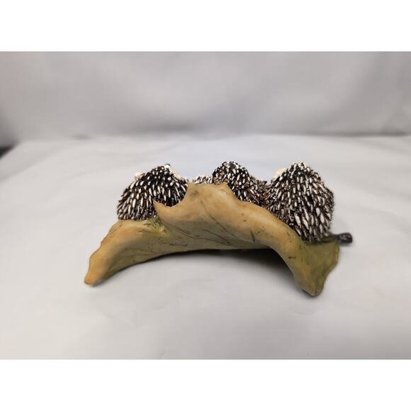 Top Collection Miniature Fairy Garden Terrarium 3 No Evil Baby Hedgehogs... - Picture 3 of 4